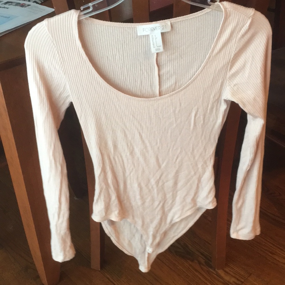 Forever 21 baby pink bodysuit